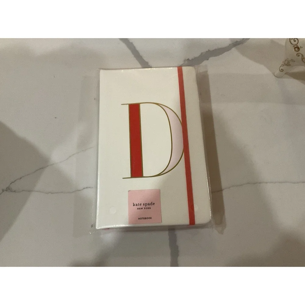 Kate Spade It's Personal Large Notebook Letter D Brand New